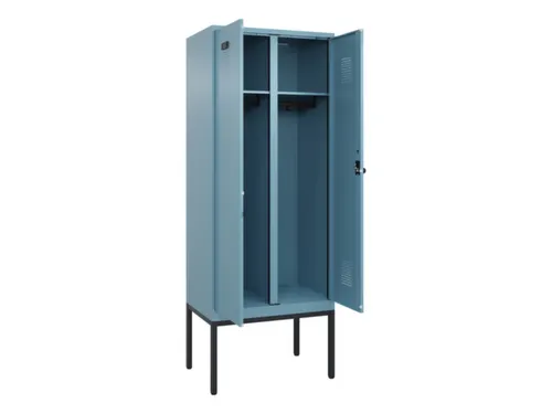 locker voor scheiding van kleding,HxBxD 2120x800x500mm,2vak