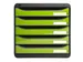 Module de classement Big Box Plus 5 tiroirs Iderama - Vert anis brilla