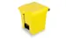 Afvalbak 90 liter HxBxD 820x412x500mm PP geel