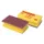 Schuurspons Scotch-Brite delicate oppervlakken 70x130mm geel 10 stuks