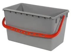 Versaclean Emmer 15 liter grijs met rode hendel