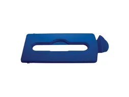 Deksel Rubbermaid Slim Jim Recyclestation inwerpopening voor papier bl