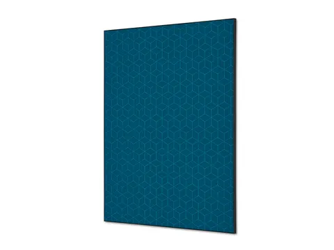 Wanddecoratie Textiel Set A1 Hexagon Blauw