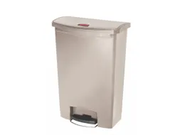 Pedaalemmer Slim Jim Step On Front Kunststof 90 Liter Beige