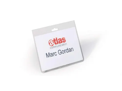 Naambadge 60x90mm met Europerforatie retailverpakking