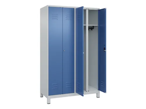 locker voor scheiding van kleding,HxBxD 1950x1200x500mm,4vak