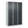 Z-garderobekast,HxBxD 1850x1200x500mm,vak B 200/400mm,cil.-slot