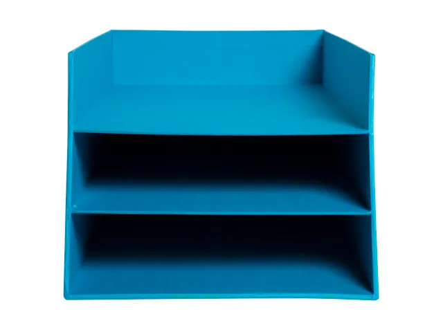 Kartonnen postmand met 3 niveaus