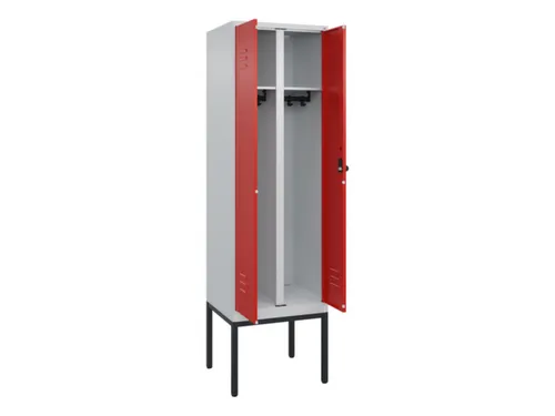 locker voor scheiding van kleding,HxBxD 2120x600x500mm,2vak