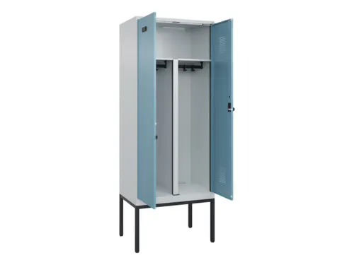 PBM-locker,HxBxD 2120x800x500mm,2vak,vak B 400mm,draaigrendel