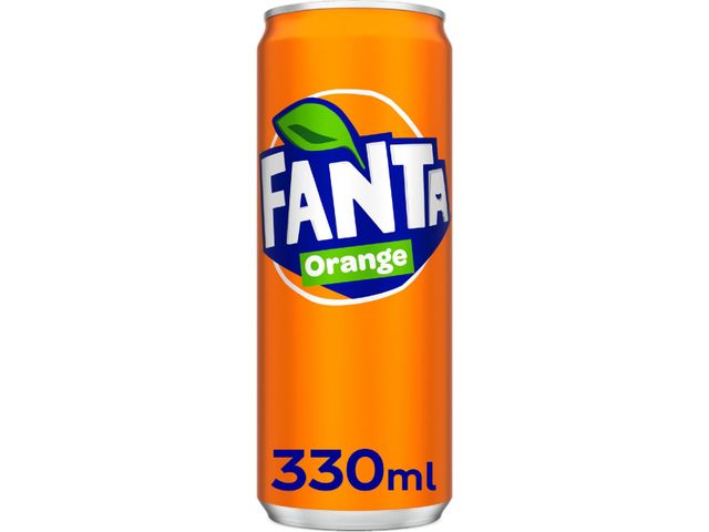 Fanta Zero Orange boisson rafraîchissante, sleek canette de 33 cl, paquet  de 24 pièces sur