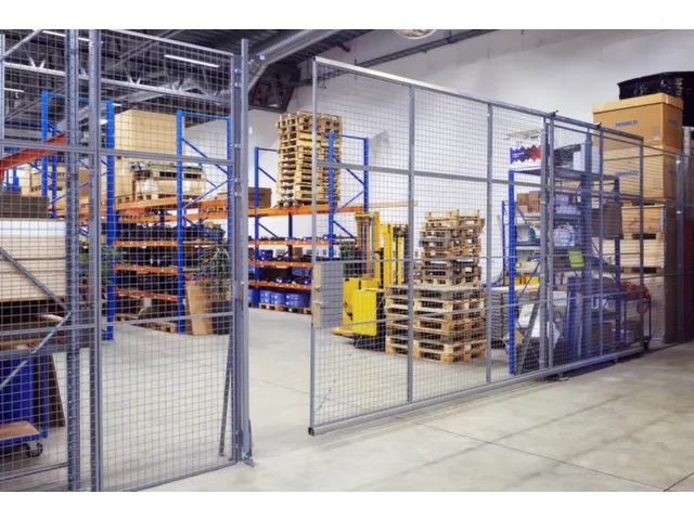 dubbele schuifdeur,v. scheidingswandsysteem,HxB 2200x1900mm,cil.-slot