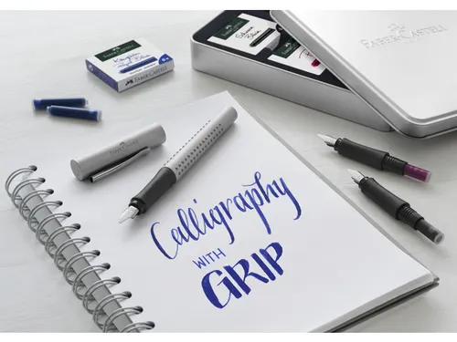 inktpatronen Faber Castell blauw doosje a 6 stuks