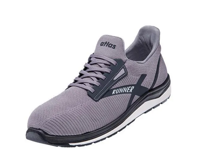 Chaussures de sécurité Atlas Runner 65 S1P, SRC, ESD, grises, pointu