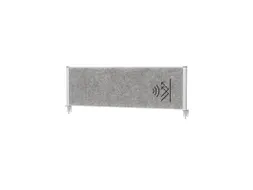 MAULconnecto scheidingsysteem 160x50cm Donkergrijs Frame Zilver