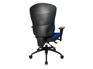 Bureaustoel Topstar Wellpoint 30 SY blauw stof - 4
