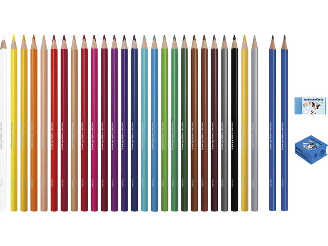 Crayons de couleur EFA Colori 26 pces + 2 graphite/gomme/taille-crayon