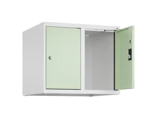 opzetkast,v. locker,2vak.,vak B 300mm,HxBxD 500x600x500mm,cilinderslot - 1