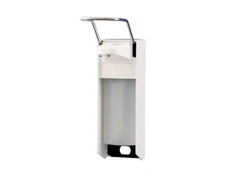 Zeep- & Desinfectiemiddeldispenser Wit 1000 Ml Lange Beugel