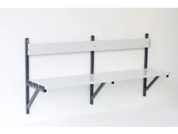wandbank HxLxD 710x2000x360mm aluminium lijsten frame staal RAL7016