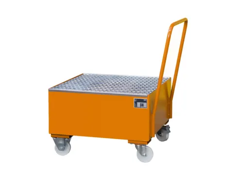 Mobiele Opvangbak Hxbxd 615X800X800Mm 1X200L Staand Ral2000