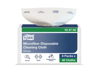 Microvezeldoek Tork Premium Disposable 40 vel wit 183700 - 6