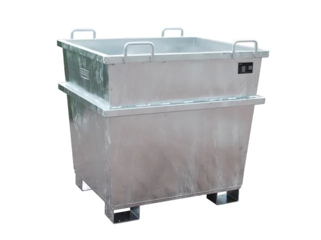 Universele Stortgoedbak Verzinkt Heftruck Kraantrave 1215x1040x1200mm