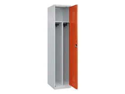 locker voor scheiding van kleding,HxBxD 1850x400x500mm,1vak