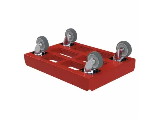 onderwagen voor kratten,draagverm. 300kg,laadvl. LxB 600x400mm - 2