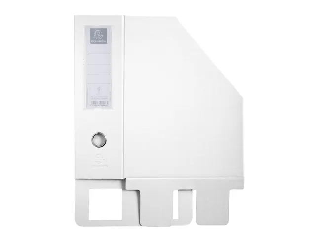 Tijdschriftenhouder PP rug100mm wit