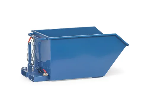 Kiepbak 6250A met aftapkraan 1000kg 500 liter RAL5007