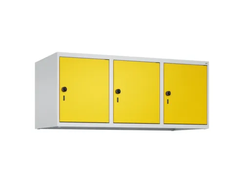 opzetkast,v. locker,3vak.,vak B 400mm,HxBxD 500x1200x500mm