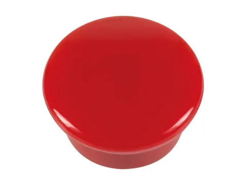 Magneet Westcott rood pak à 10st. Ø 15x8mm, 100g