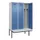 locker met bank,voor scheiding van kleding,HxBxD 2120x1200x815mm,3vak