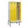 locker met bank,voor scheiding van kleding,HxBxD 2120x900x815mm,3vak