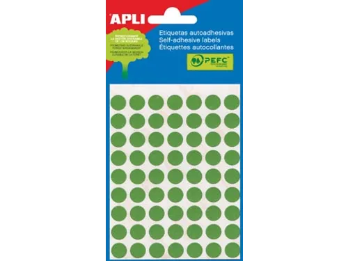 Apli Ronde Etiketten Ø8mm Groen