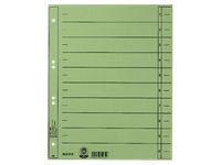 Leitz Staffeltabblad Karton A4 Manilla Groen 100 stuks