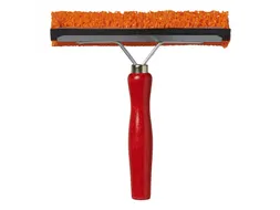 Raamtrekker ProPlus met houten steel 145mm rood