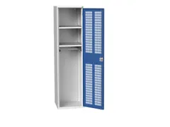 Lockerkast 2000x525x550mm 2 vakken, ventilatiedeur, RAL5010