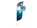 Print Paddle voor Beach Flag Alu 255cm, 86x192cm Dubbelzijdig