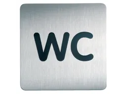 Infobord pictogram Durable 4957 vierkant wc 150mm