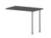 table de rallonge,haut. régl.,HxlxP 720-840x1000x600mm,MS-gris foncé