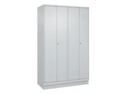 locker voor scheiding van kleding,HxBxD 1950x1200x500mm,4vak