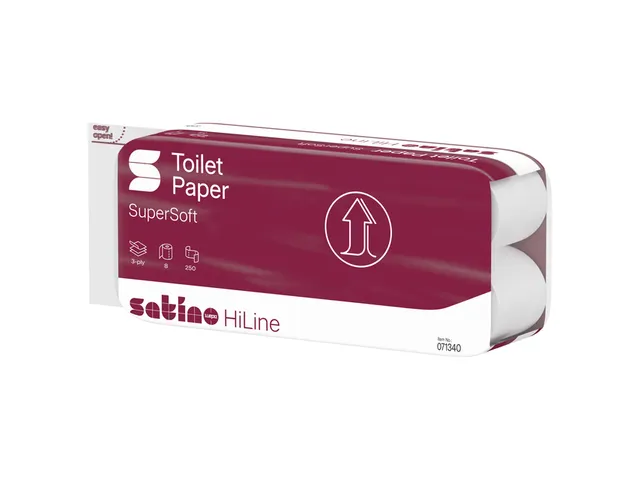 Toiletpapier Satino Prestige 3-laags 250vel wit 071340