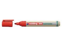 Viltstift edding 28 whiteboard Eco rond rood 1.5-3mm