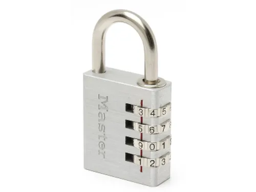 Hangslot MasterLock combi aluminium 40mm