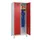 locker,HxBxD 1950x800x500mm,2vak,vak B 400mm,cil.-slot,voeten
