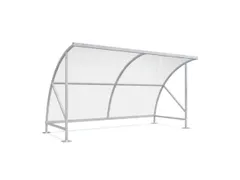 overdekte fietsenstalling,HxBxD 2290x4130x2180mm,dak polycarbonaat