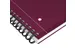 Spiraalblok Oxford International Notebook A4+ lijn Rood