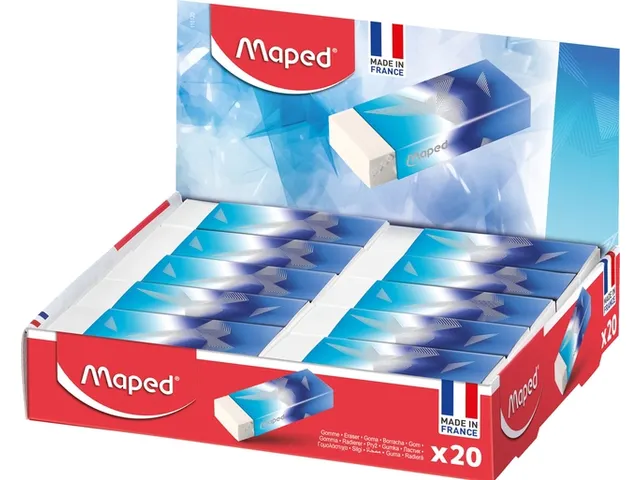 Gum Maped Arctic Vibes display 20 stuks blauw
